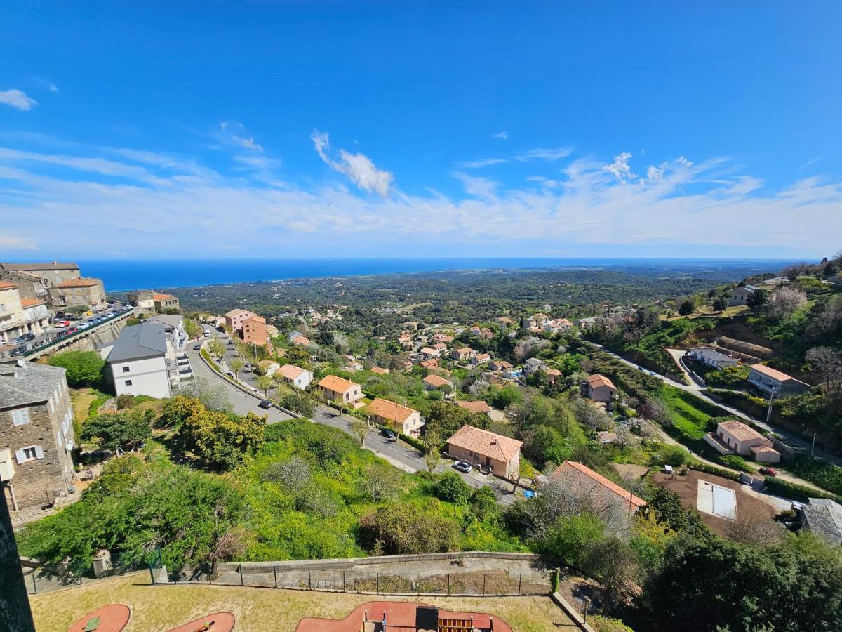 Palazzu Massoni, Magnifique Vue Sur La Mer Et La Montagne, Clim, Wifi, Parking Gratuit Cervione Exterior foto