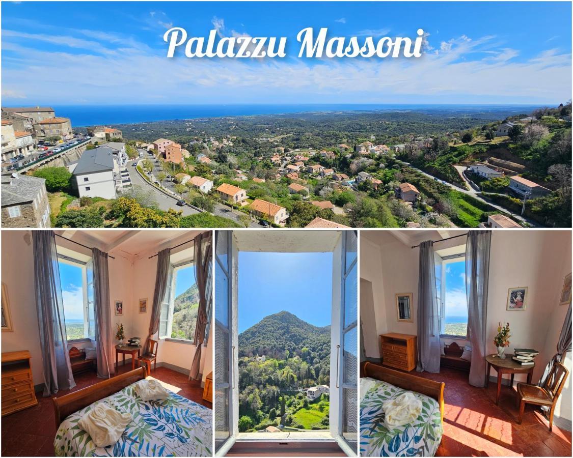 Palazzu Massoni, Magnifique Vue Sur La Mer Et La Montagne, Clim, Wifi, Parking Gratuit Cervione Exterior foto